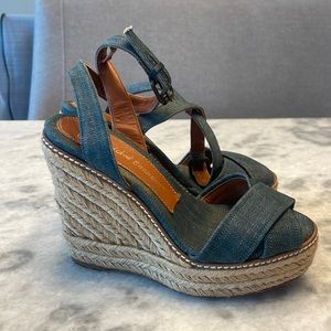 Jean-Michel Cazabat Jean wedges. Size 7.5 Like New only wore once.